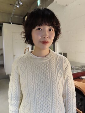 リチウム(LITHIUM...) ボブ ショートパーマ