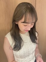 ラミエ バイ メルト 吉祥寺(lamie by melt) 小川/ブリーチカラーオリーブベージュ透明感顔周りカット吉祥寺