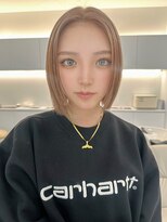 ノラ ウメダ(NORA UMEDA) 【chiaki】milktea beigeハイトーンケアブリーチミルクティー