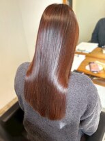 美々百花 ザスパ(美々百花 theSPA) チェリーブラウン ストレート 艶髪 透明感カラー ヘッドスパ