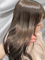エヌアイ オモテサンドウ(ni omotesando)&nbsp;大人かわいい◇透明感ミルクティーベージュ顔周りレイヤーカット