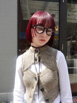 ユルクメゾンシティ 名古屋(JURK MAISON CITY) 名古屋/ミルクティーブロンド/ダークブルー/デジタルパーマ
