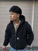 ハイセンス(HISENSE) メンズカットビジネスカットテーパーフェードフェザーショートGA