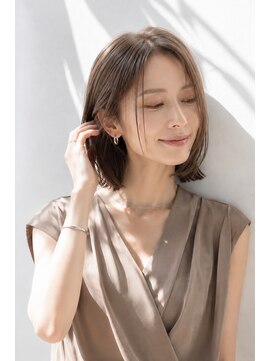 アッシュ 学芸大学店(Ash) ボブ/大人女性/シアーベージュ/髪質改善/白髪ぼかし