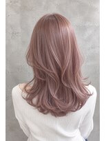 ディオラ(DIORA) ピンクカラー/簡単ヘアアレンジ/イヤリングカラー