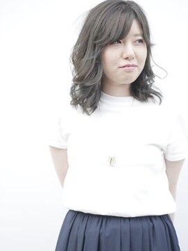 エル バイ ファースト(L by first) 【L by first】くびれミディ×ブルーアッシュ◎20代30代40代50代