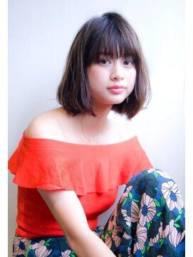 エイミー(Aimee) Aimee ナチュラルボブ×グレージュ