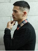 クロップスタイル×ライン×フェード <渋谷> <理容室>