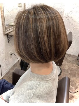 ルソレイユ(Le Soleil) ハイライトボブ♪