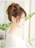 プチオシャレなアップスタイル