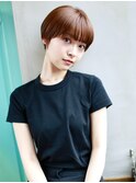 天神【BIRTH】小顔に見えるマッシュショート×フォギーベージュ