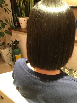 ビューティーサロン キセキ(Beauty Salon kiseky)の写真/”Kiseky”の縮毛矯正は、髪に優しい自然な仕上がりに☆髪のダメージを最小限に抑え、自然な仕上がりに♪