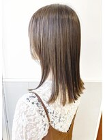 バブ バイネオリーブ(Bab by neolive)&nbsp;切りっぱなしミディアム×ナチュラルベージュ