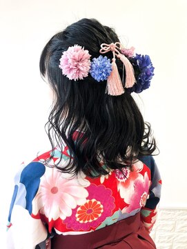 ネオリーブ チッタ 阿佐ヶ谷店(Neolive citta) 卒業ヘアセット×袴着付け☆ゆるふわハーフアップスタイル☆