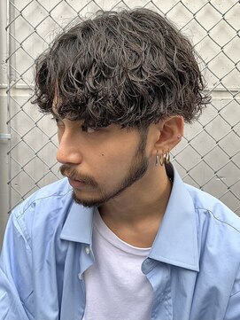 バイフィフス 原宿/表参道(by fifth) 波巻きツイストスパイラルパーマツーブロック刈り上げ