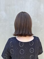 ナタリー(Natalie)&nbsp;外ハネしやすい切りっぱなしボブ