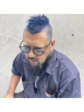 カンヌ(CANNES) ブリーチonカラーモヒカン