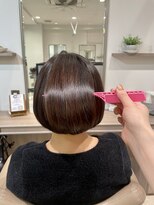 ナオキ ヘアー ドレッシング 渋谷(NAOKI HAIR DRESSING) 黒木式酸性ストレートで艶髪ショートヘア☆