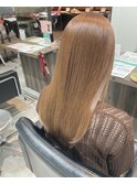 髪質改善カラー×艶髪×透けベージュ