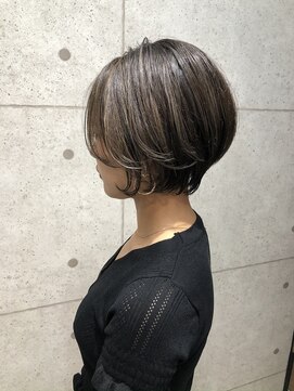 ヘアサロン ドットプラス 町田店(dot. plus) 【中西里美】ショートボブ×イルミナカラー
