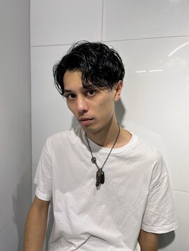 オーシャントーキョー(OCEAN TOKYO) 黒髪センターパートメンズ