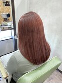 ブリーチなしピンク