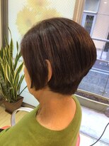エイチエアー アルファ H'air alfa つつじヶ丘北口店&nbsp;前下がりショートボブ
