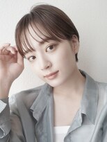 大人可愛い20代30代40代50代マッシュショート/丸みショート