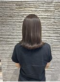 ベージュミルクティーベージュシースルーカラー大人可愛い