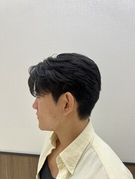 ステージ(STAGE) ダウンパーマ　韓国メンズヘア　センターパート