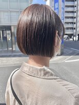 オーガニック アトリエ 大宮(organic+atelier)&nbsp;20代30代ミニボブココアブラウン小顔美肌ストレート丸み