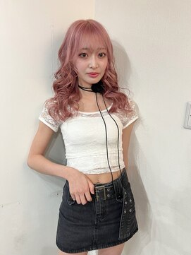 リヴ ウメダ(LIV umeda) ピンク／梅田／ブリーチ/ダブルカラー