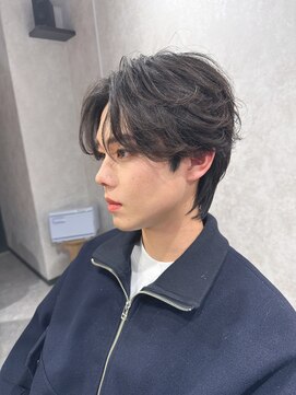 ノエ(Noe) 《大人の色気が欲しい方◎》フェザーパーマ×センターパート*