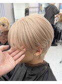 ニュアンスパーマ/韓国マッシュ/スパイキーショート/渋谷