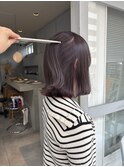ラベンダーグレージュラベンダーベージュカシスカラー