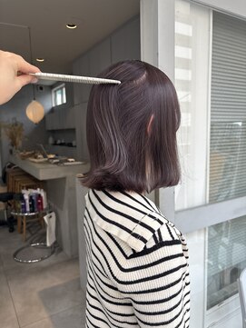 ミント(mint) ラベンダーグレージュラベンダーベージュカシスカラー