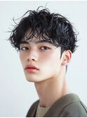 メンズ/パーマ/ツイストスパイラル/マッシュパーマ/刈り上げ/