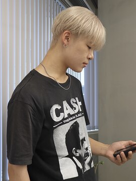 メンズペレ 渋谷(MEN'S PELE) MEN’S HAIR/ブルーブラック/フェザーパーマ/渋谷