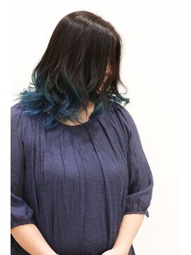 ゴーオン(Go/ON) ゴウニシナカのブルーブラック×グラデーションブルー