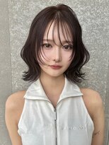 ロンドイディールバンダイ 新潟万代(Lond ideal)&nbsp;レイヤーボブ×ラベンダーグレージュ