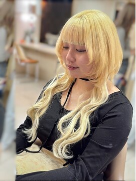 ハウス(HAUS.) ロングウルフカット×抜きっぱなしブランド