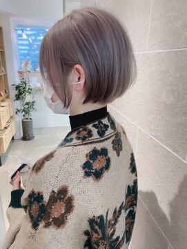サンドパールス 仙台店(sand PALCE) 髪質改善/大人ガーリー/似合わせカット/ショートボブ前髪/仙台