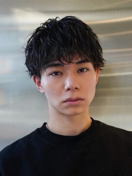 レタッチ バイ フィフス 銀座(RETOUCH by fifth) 銀座ルーズショートパーマメンズスパイキーショートルーズパーマ