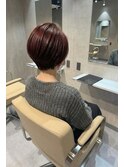 30代40代50代絶壁解消ひし形白髪ぼかし大人ショートボブ