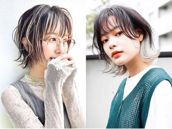 バイエイト(X８)の写真/あなただけの魅力を引き出す♪ケアブリーチのハイライト・インナーカラーで垢抜け！小顔に見える☆【名駅】