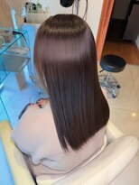 ゴットフロー(GOTTO FLOW)&nbsp;モカブラウン&縮毛矯正、トリートメントのサラサラヘアー