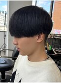 マッシュ/黒髪/ナチュラルマッシュ/メンズ/ツーブロック