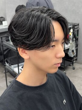 エルマーク 松山(L-MARK) センターパート/ニュアンスパーマ/フェザーパーマ/メンズ
