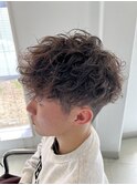 メンズマッシュ×波巻きスパイラル