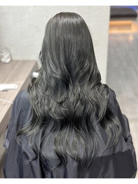 ライズ ネックス ザ サロン 渋谷(LIZE nex the salon) オリーブグレージュ［#渋谷駅 #韓国 #髪質改善］